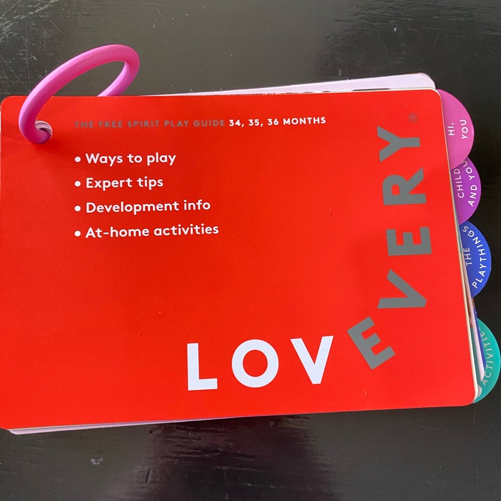 Lovevery Play Guide for Months 34, 35, 36